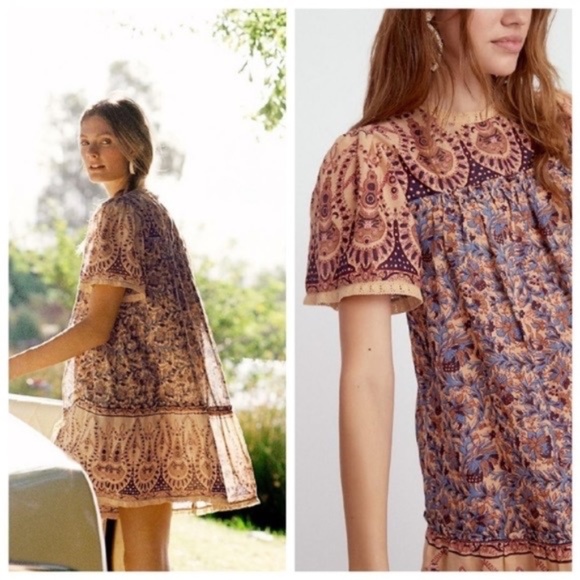 Anthropologie Dresses & Skirts - Anthropologie Othilia Briar Tunic Printed Dress